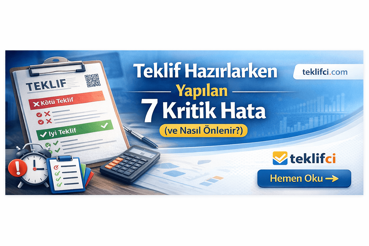 Teklif Hazırlarken Yapılan 7 Kritik Hata (ve Nasıl Önlenir?)